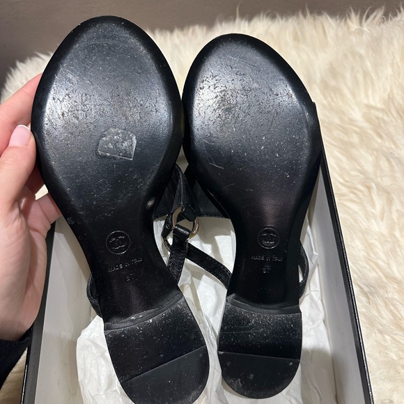 Beautiful Black Chanel Sandals 🖤 size 37 in very good condition - Picture 5 of 7